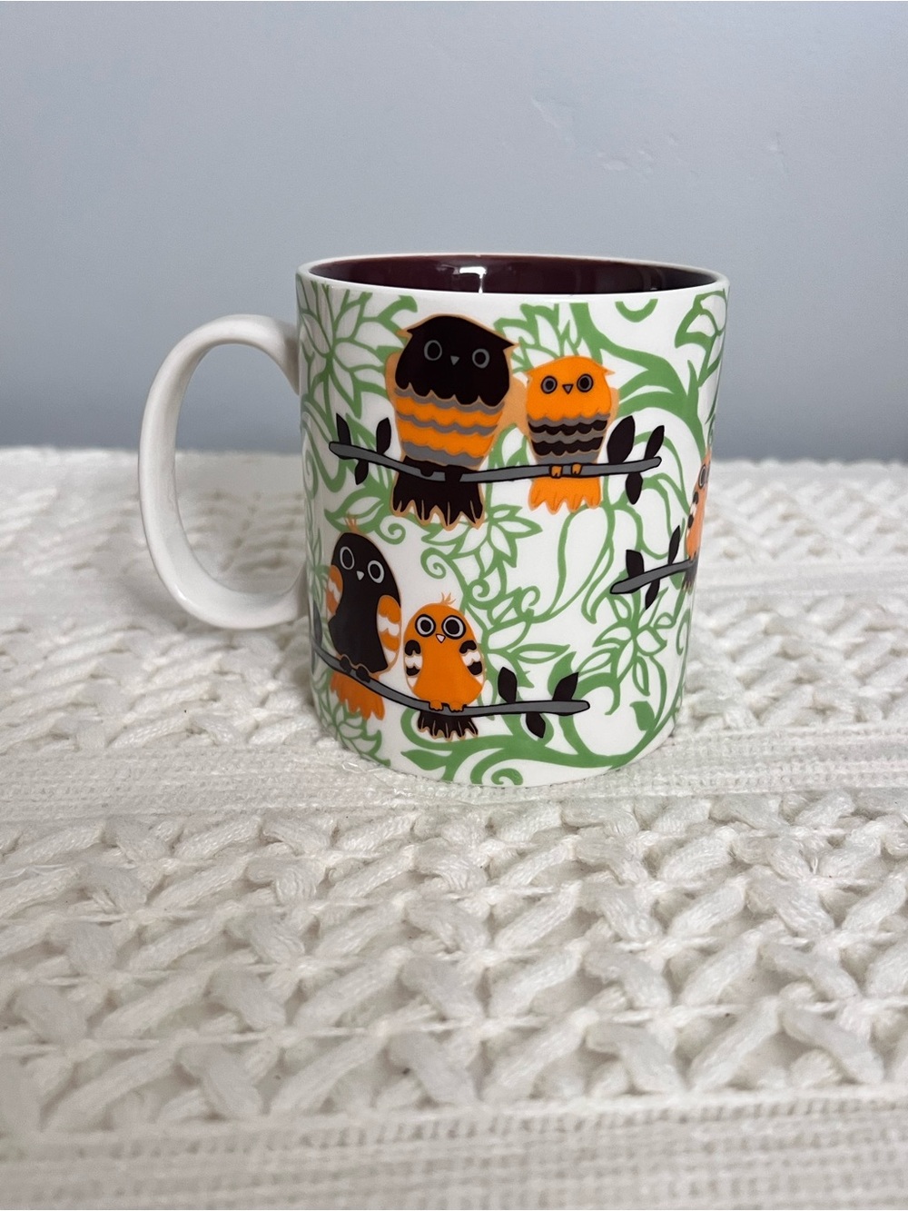 Owl Ceramic 16oz Woodland Cottagecore Whimsical Coffee Tea Mug